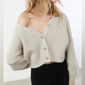 Oak + Fort Cropped Cardigan